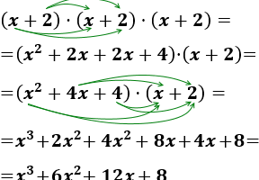 Multiplicación de un polinomio por un monomio